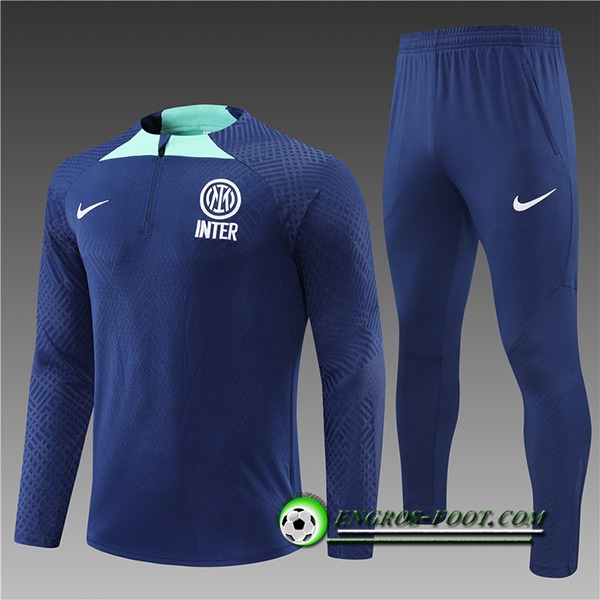 Ensemble Survetement de Foot Inter Milan Enfant Bleu 2022/2023