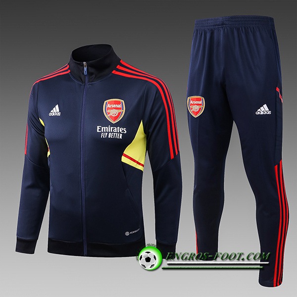 Ensemble Survetement de Foot - Veste Arsenal Enfant Bleu Marin 2022/2023