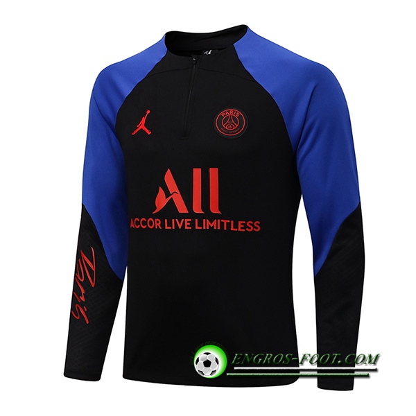 Sweatshirt Training Jordan PSG Bleu/Noir 2022/2023