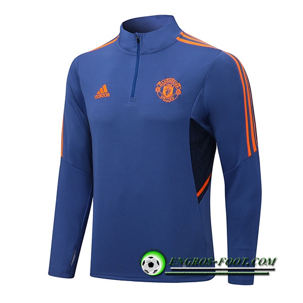 Sweatshirt Training Manchester United Bleu 2022/2023