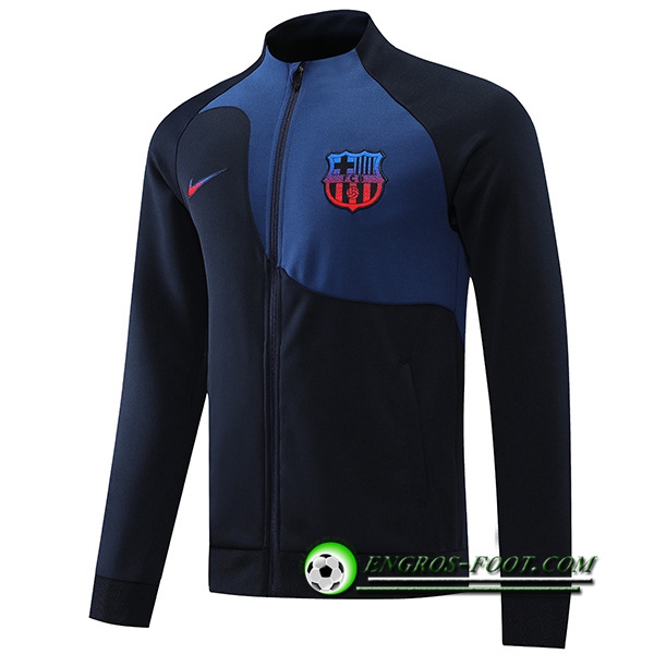 Veste Foot FC Barcelone Noir/Bleu 2022/2023