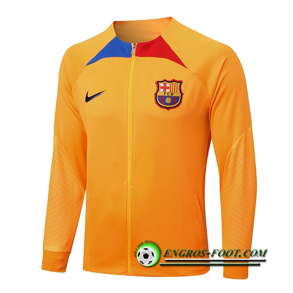 Veste Foot FC Barcelone Jaune 2022/2023