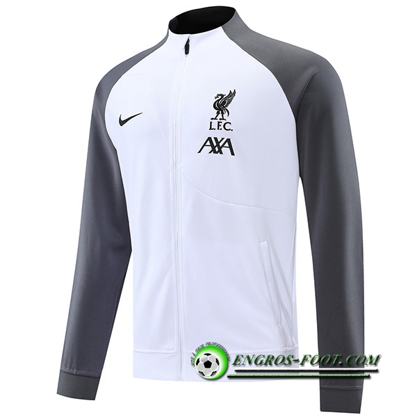 Veste Foot FC Liverpool Blanc 2022/2023