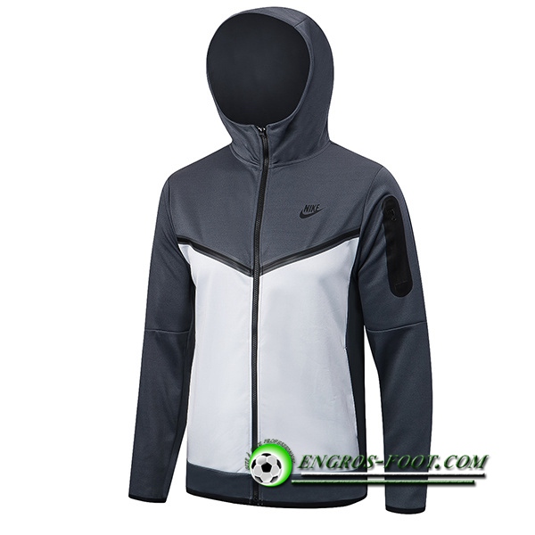 Veste A Capuche NIKE Gris/Blanc 2022/2023