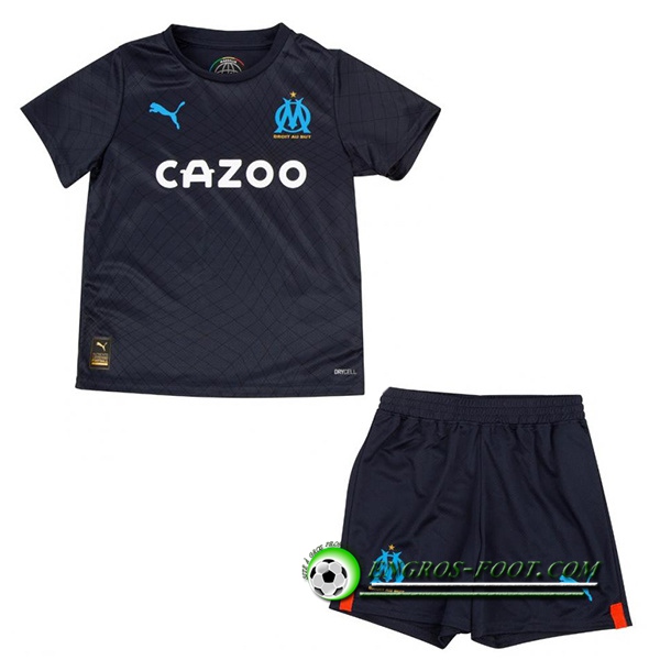 Nouveau Maillot de Foot Marseille Enfant Exterieur 2022/2023