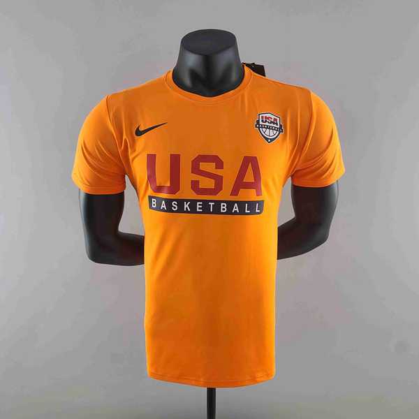 NBA T-Shirt Orange #K000209