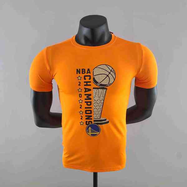 NBA Golden State Warriors T-Shirt Orange #K000217