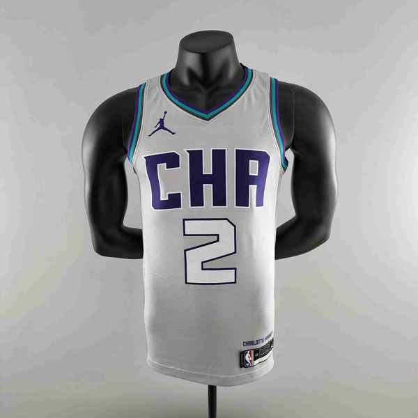 Maillot Charlotte Hornets (BALL #2) 2019 Gris