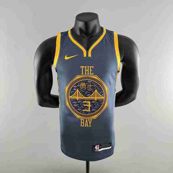 Maillot Golden State Warriors (POOLE #3) 2018 Gris