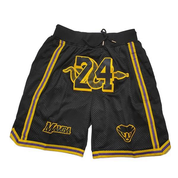 Shorts NBA Los Angeles Lakers Noir