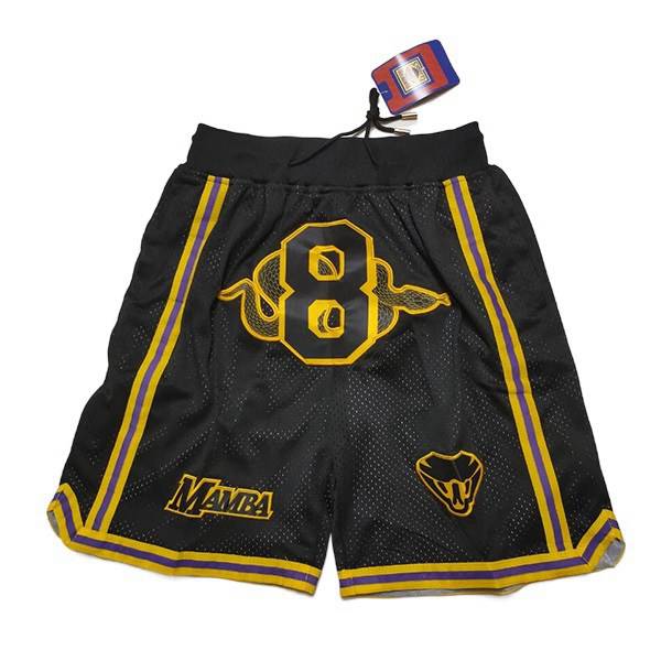 Shorts NBA Los Angeles Lakers Noir