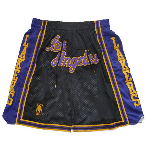 Shorts NBA Los Angeles Lakers Noir