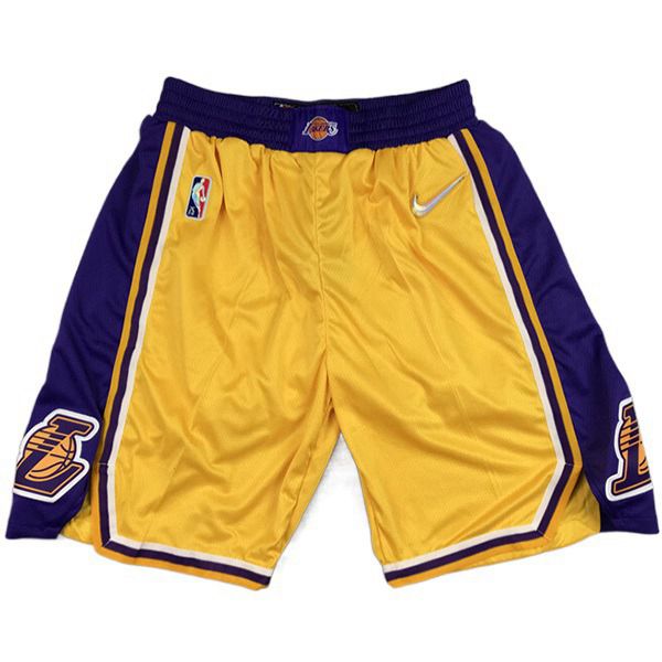 Shorts NBA Los Angeles Lakers Jaune