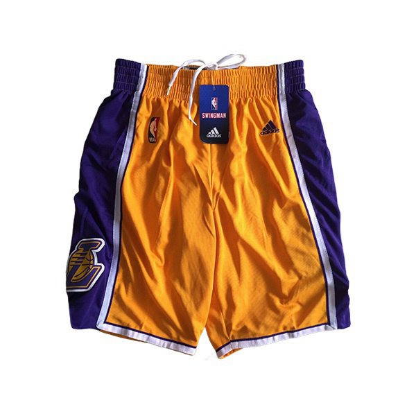 Shorts NBA Los Angeles Lakers Jaune