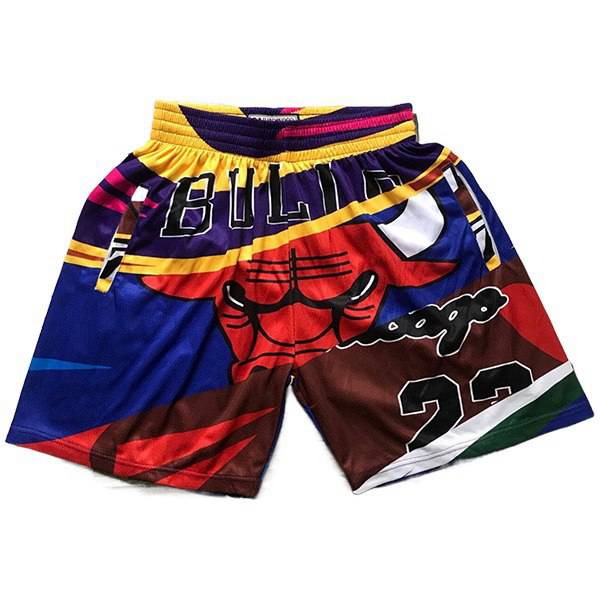 Shorts NBA Chicago Bulls Bleu/Pourpre