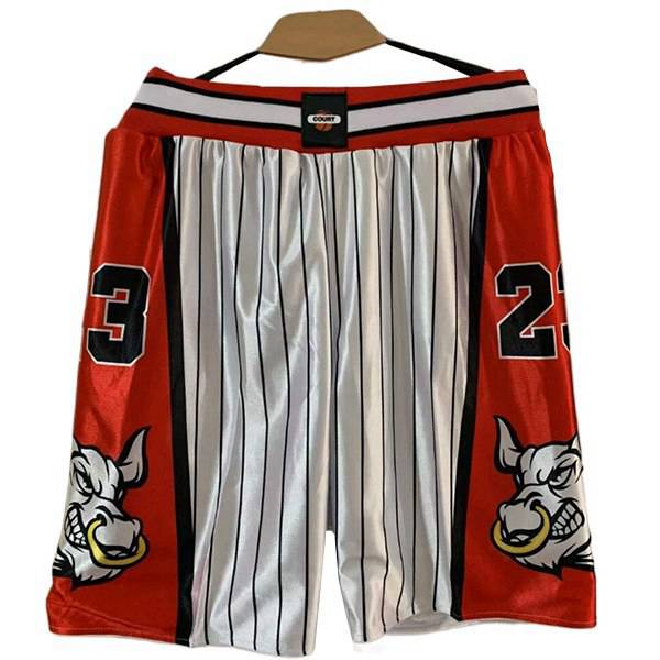 Shorts NBA Chicago Bulls Blanc/Rouge