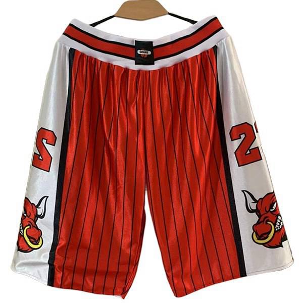 Shorts NBA Chicago Bulls Rouge/Blanc