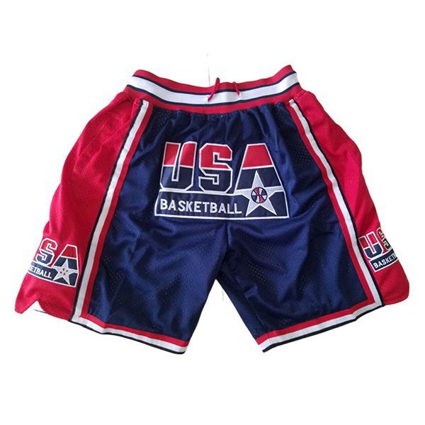 Shorts NBA Chicago Bulls Bleu