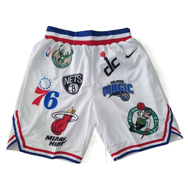 Shorts NBA Chicago Bulls Blanc