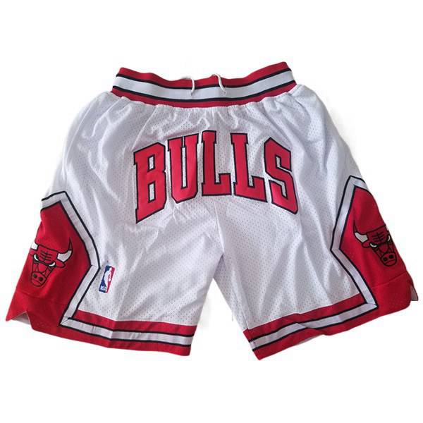 Shorts NBA Chicago Bulls Blanc