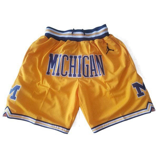 Shorts NBA Chicago Bulls Jaune