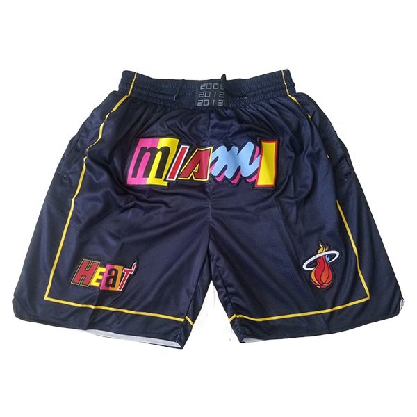 Shorts NBA Miami Heat Bleu Foncé