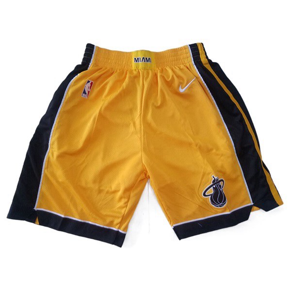 Shorts NBA Miami Heat Jaune