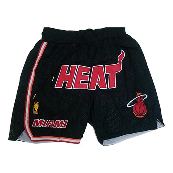 Shorts NBA Miami Heat Noir