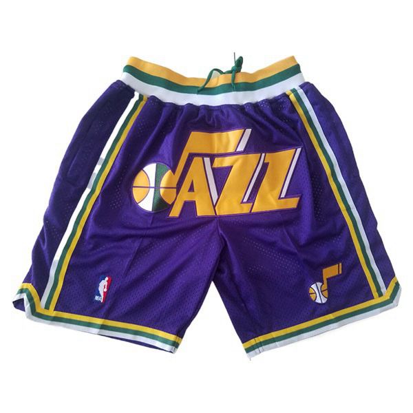 Shorts NBA Utah Jazz Pourpre