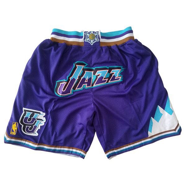 Shorts NBA Utah Jazz Pourpre