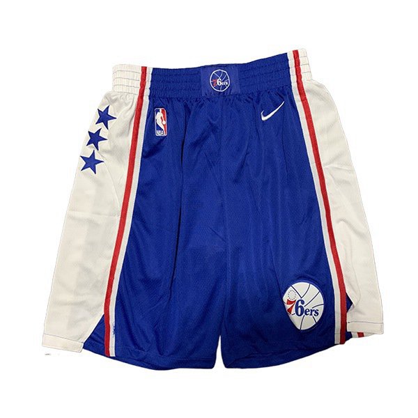 Shorts NBA Philadelphia 76ers Bleu