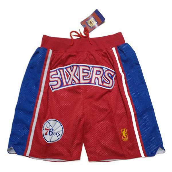 Shorts NBA Philadelphia 76ers Rouge