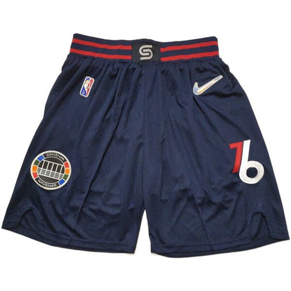 Shorts NBA Philadelphia 76ers Bleu Foncé