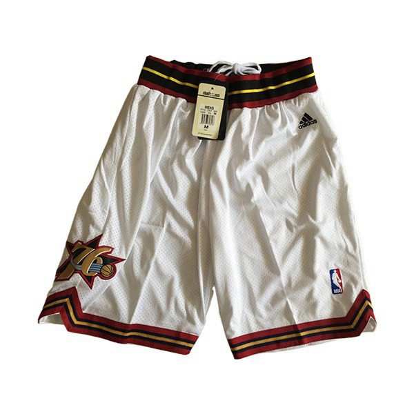 Shorts NBA Philadelphia 76ers Blanc