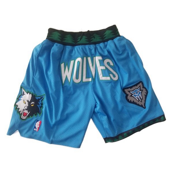 Shorts NBA Minnesota Timberwolves Bleu