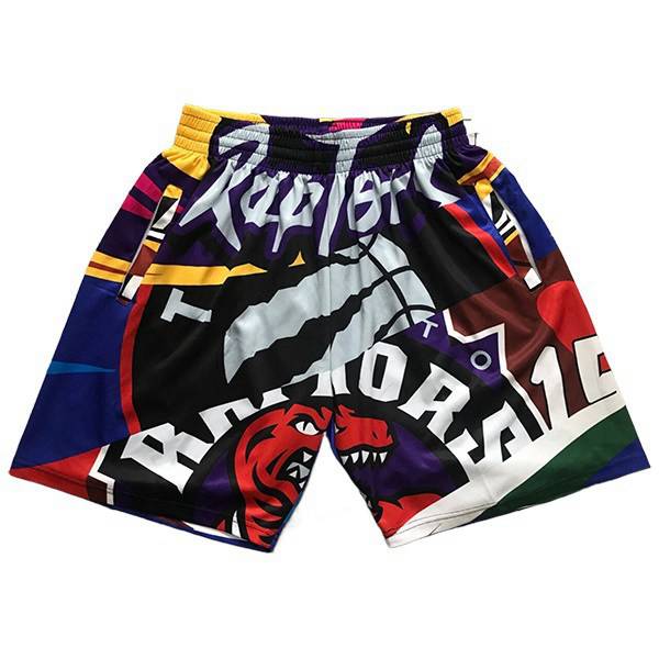 Shorts NBA Toronto Raptors Pourpre/Noir