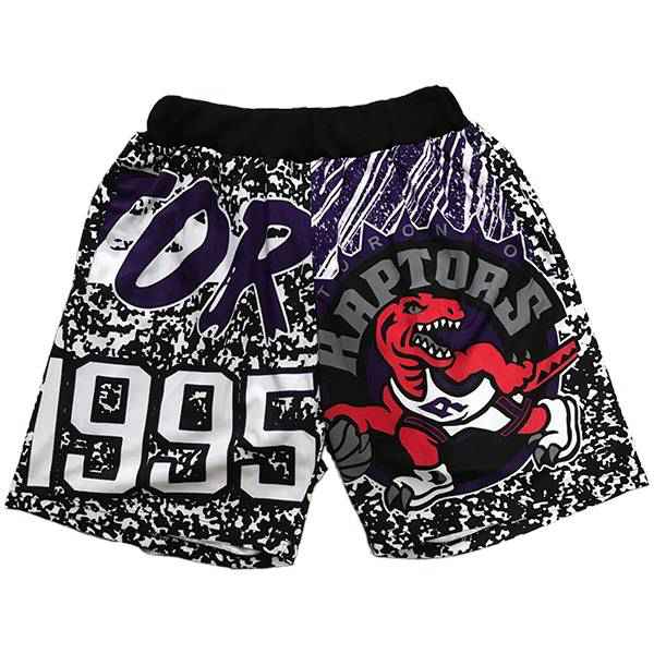 Shorts NBA Toronto Raptors Noir/Pourpre