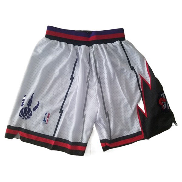 Shorts NBA Toronto Raptors Blanc