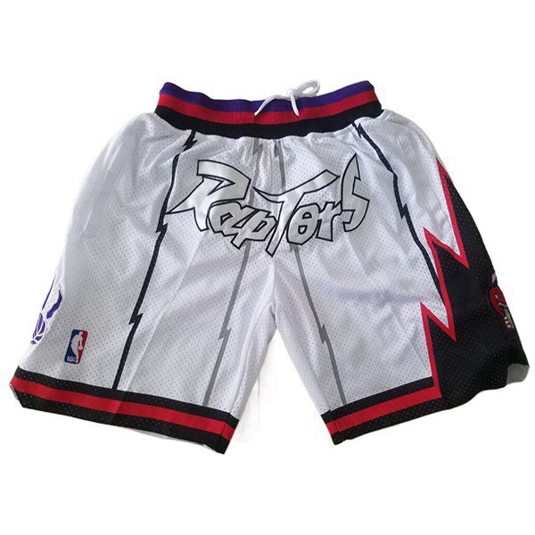 Shorts NBA Toronto Raptors Blanc