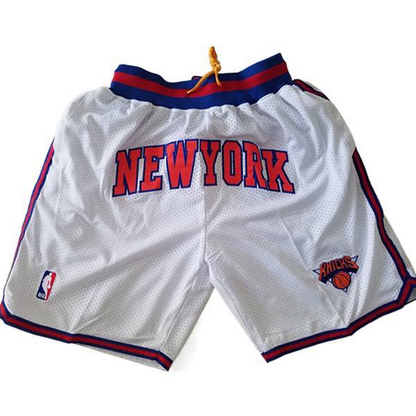 Shorts NBA New York Knicks Blanc