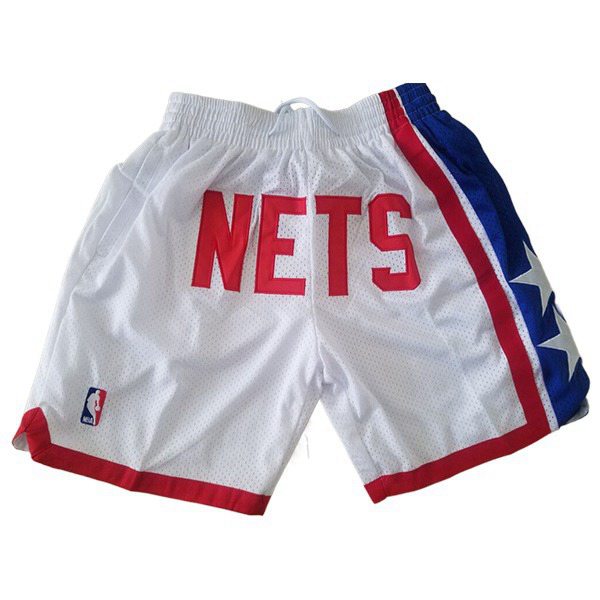 Shorts NBA Brooklyn Nets Blanc