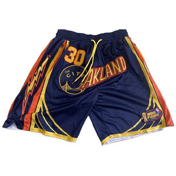 Shorts NBA Golden State Warriors Bleu Foncé