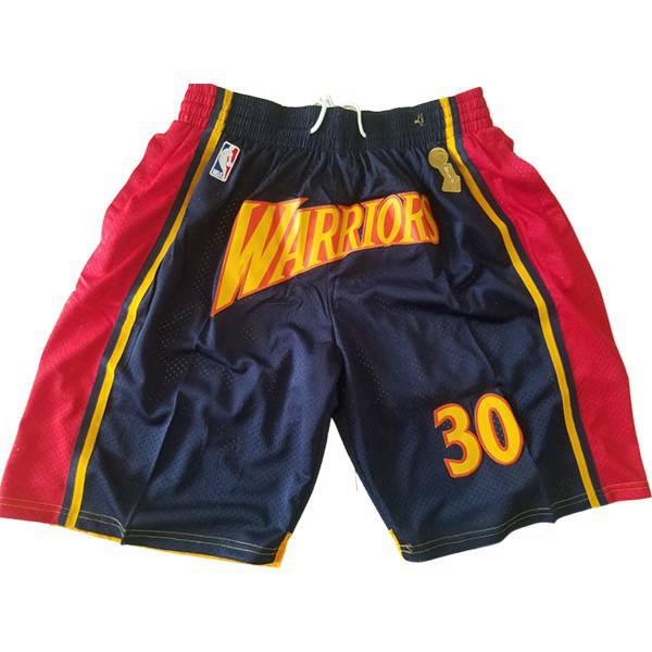 Shorts NBA Golden State Warriors Bleu Foncé