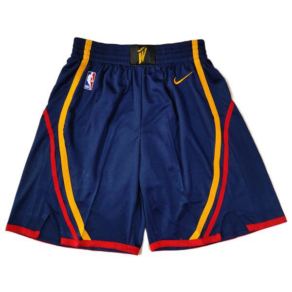 Shorts NBA Golden State Warriors Bleu Foncé