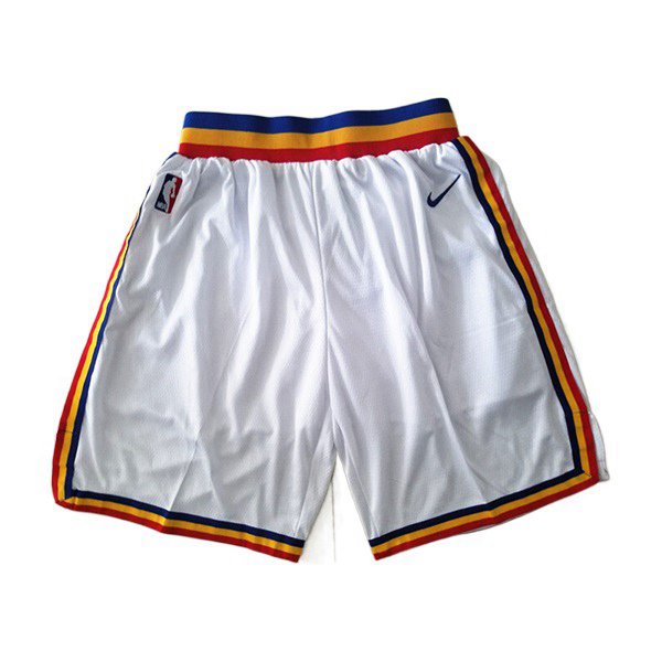 Shorts NBA Golden State Warriors Blanc