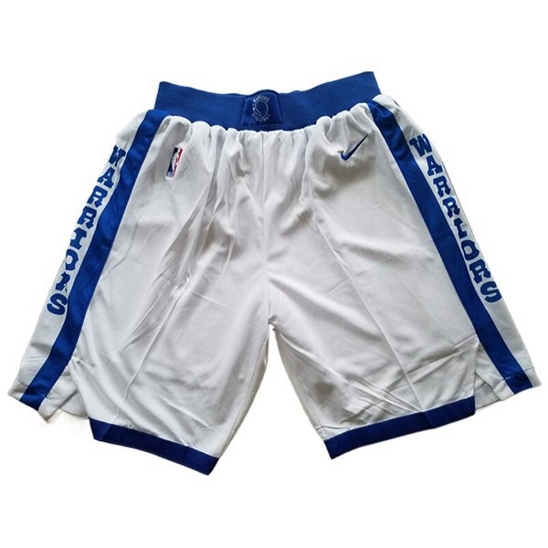 Shorts NBA Golden State Warriors Blanc