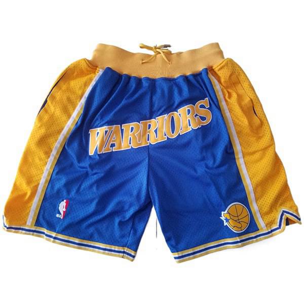 Shorts NBA Golden State Warriors Bleu