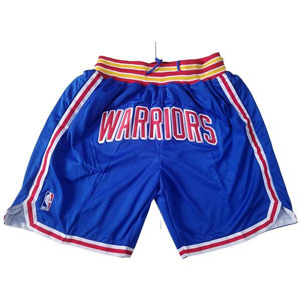 Shorts NBA Golden State Warriors Bleu