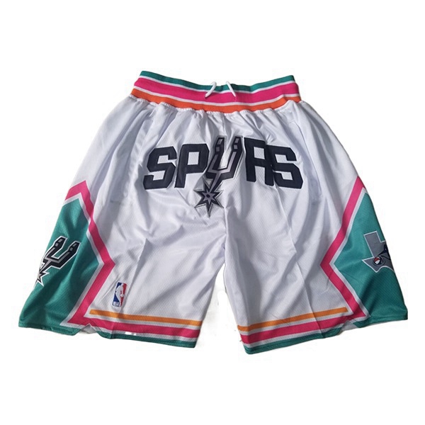 Shorts NBA San Antonio Spurs Blanc