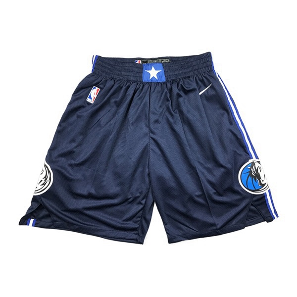 Shorts NBA Dallas Mavericks Bleu Foncé